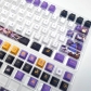 Keqing 104+24 PBT Dye-subbed Keycaps Set Cherry Profile for MX Switches Mechanical Gaming Keyboard